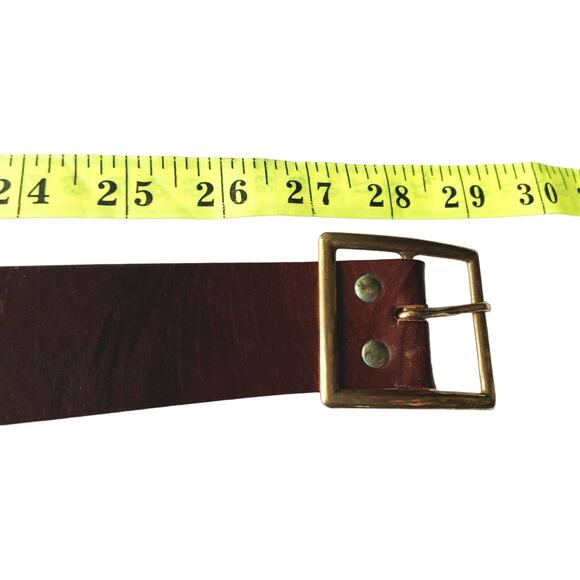 Mens Brown King Tut Belt Golden Buckle 5 Holes B79 main image 5